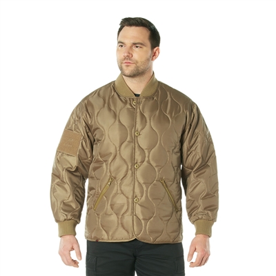 Rothco Coyote Quilted Woobie Jacket - 10445