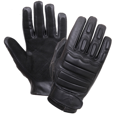 Rothco Tactical Fingerless Rappelling Gloves - Black, Small 