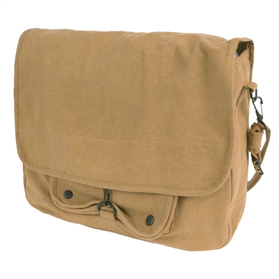 Rothco Coyote Brown Vintage Canvas Paratrooper Bag 91280