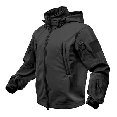 Rothco 9767 Black Special Ops Tactical Softshell Jacket