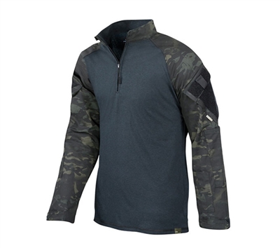 Tru-Spec Black Multicam Combat Shirt - 2539