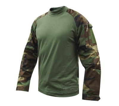 Tru-Spec TRU Woodland Camo Combat Shirt - 2560